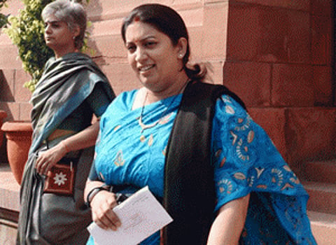 Will not be cowed down by Cong's legal notice: Smriti Irani