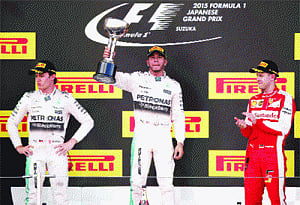 Hamilton leads Mercedes 1-2 in Japan GP