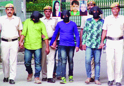 Four held in triple murder case