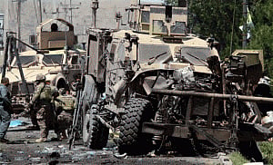Suicide attack targets foreign forces convoy in Kabul