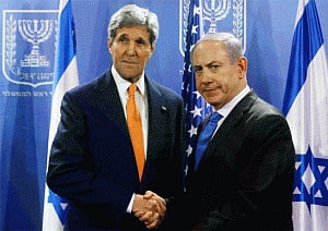 Kerry, Netanyahu to discuss Israeli-Palestinian tensions