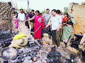Slum 'inferno' claims no casualties
