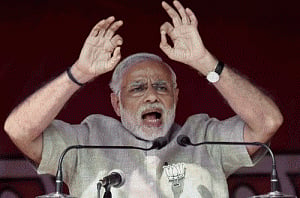 Modi warns people against 'regressive agenda' of lalu, Nitish