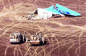 'External activity' caused crash: Russian airline