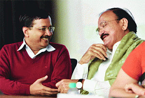 NDA, AAP team up to clean mini-India