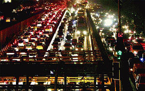 Wedding season brings traffic to standstill