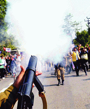 BJP takes anti-Govt protest to Assam streets