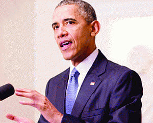 We're squeezing ISIS' heart: Obama