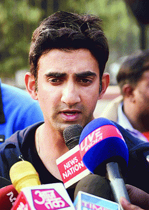 Jaitley gets Gambhir's backing