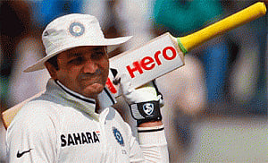 Sehwag sizzles with unbeaten ton at seamer-friendly lahli