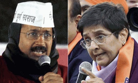 Kejriwal challenges Bedi to public debate