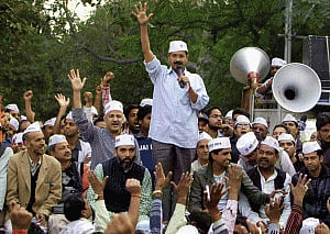 "Paanch Saal Kejriwal" reverberates in Capital