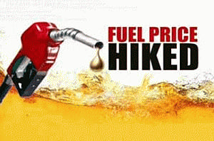 Petrol, diesel prices hiked