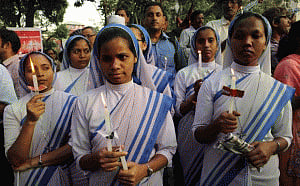 NCW team visits convent, slams state govt
