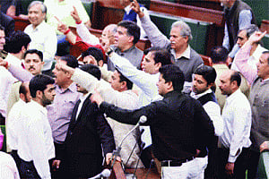 NC MlA accuses Speaker of promoting Hindutva