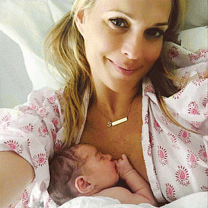 Molly Sims shares another image of newborn