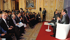 French businessmen push for clear, transparent rules in India