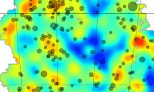 Elusive dark matter mapped at cosmic scale