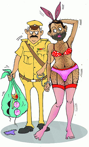 lingerie fetish drives driver crazy