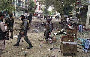 Suicide bomber kills 22 outside bank in Afghanistan: officials
