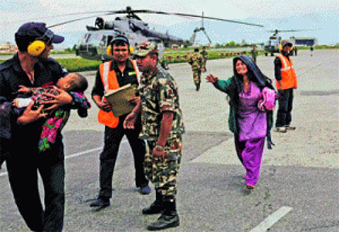 Army at epicentre of Mission succour
