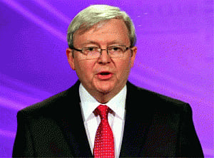 Ex-Aus premier Kevin Rudd greets Modi on 'Chinese Twitter'