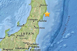 Strong 6.8-magnitude quake hits northeastern Japan
