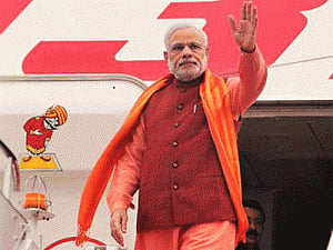 Modi visits Xi'an City Wall, gets Tang dynasty welcome