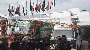 India, Bangladesh launch 2 bus services to boost connectivity