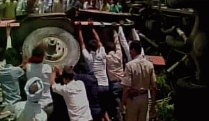 17 killed, around 30 injured as truck hits 2 trolleys in UP