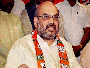 Shah talks Parl strategy with BJP ministers as Raj, MP CMs come calling
