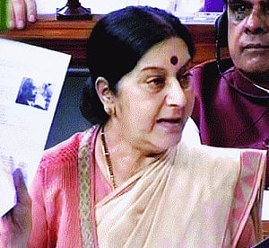 Prove laMo charge, Sushma dares Opp