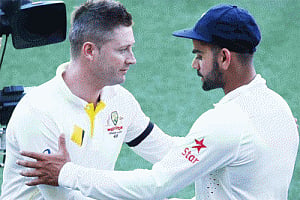 Kohli congratulates Clarke for 'magnificent cricket journey'