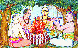 Yajna, the principle of spiritual enlightenment