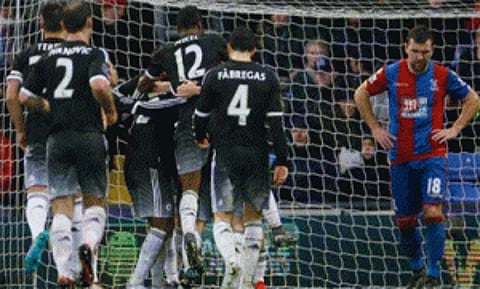 Chelsea beat Crystal Palace 3-0 in EPl