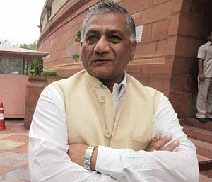 Tewari has cast doubts on army's integrity: V K Singh
