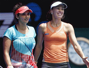 Sania-Martina enter final; Bopanna's campaign over at Aus Open