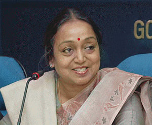 Meira Kumar calls for 'befitting reply' to BJP for false assurances