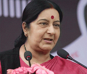 Romas are India's children: Sushma Swaraj