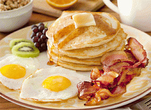 Don't skip breakfast if you want to remain active