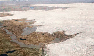 Greenland ice sheet gets darker, ups risk of melting