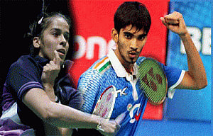 Saina, Srikanth seek Swiss triump