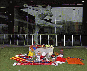 Barcelona open Cruyff memorial space at Camp Nou