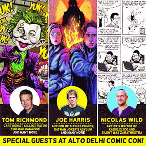 Comic is on