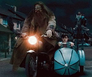 Harry Potter movie motorbike goes to liverpool museum