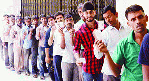 Braving heat 46% cast their votes in MCD bypolls