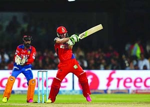 The de villier's smashing act