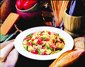 An Italian meal
