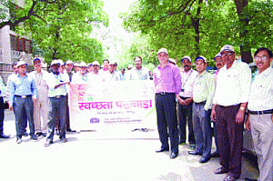 Cleanliness drive by ICSI
