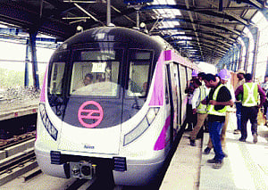 For Okhla residents, Metro ride just a few months away
